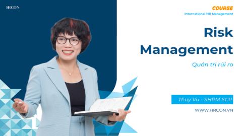 Risk Management – Quản trị Rủi ro trong Quản trị Nguồn Nhân lực