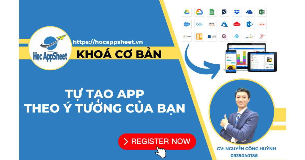Học AppSheet Cơ bản