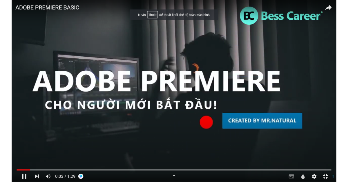Adobe Premiere Basic - Bí quyết chinh phục Adobe Premiere cơ bản