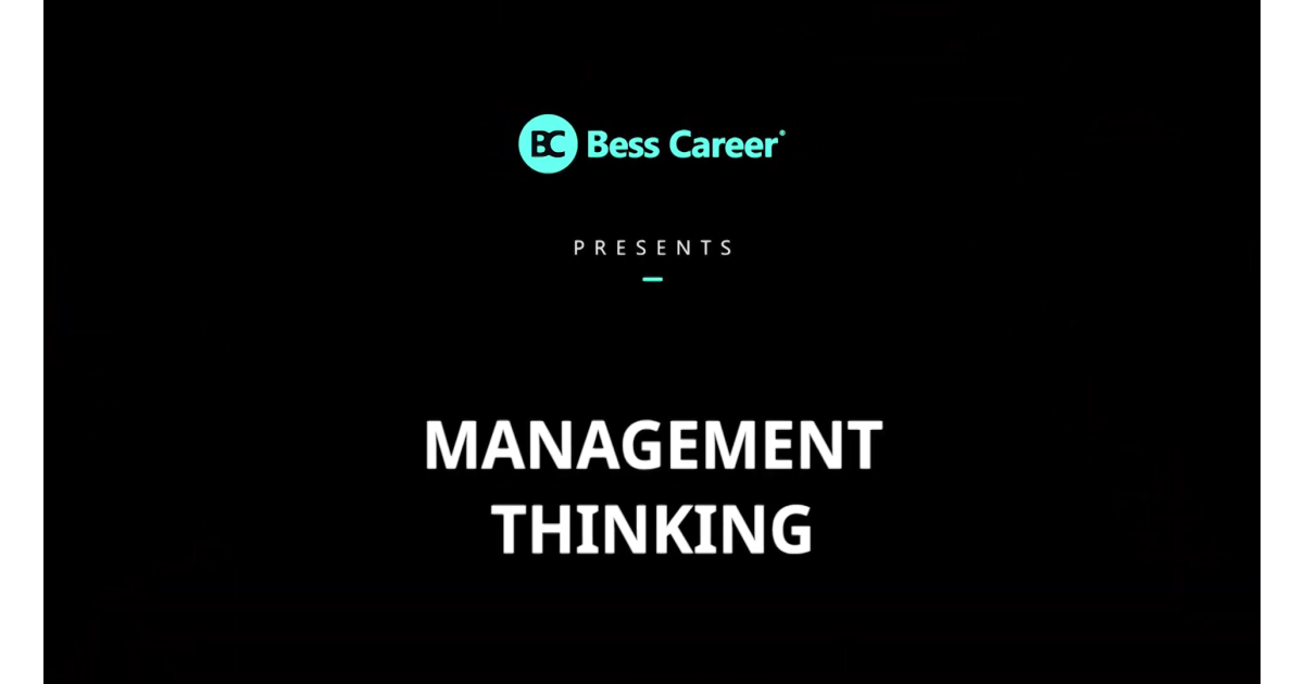 Management Thinking - Năng lực quản trị, nền tảng của sự thành công