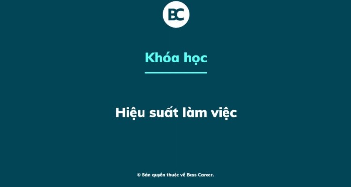 Hiệu suất làm việc