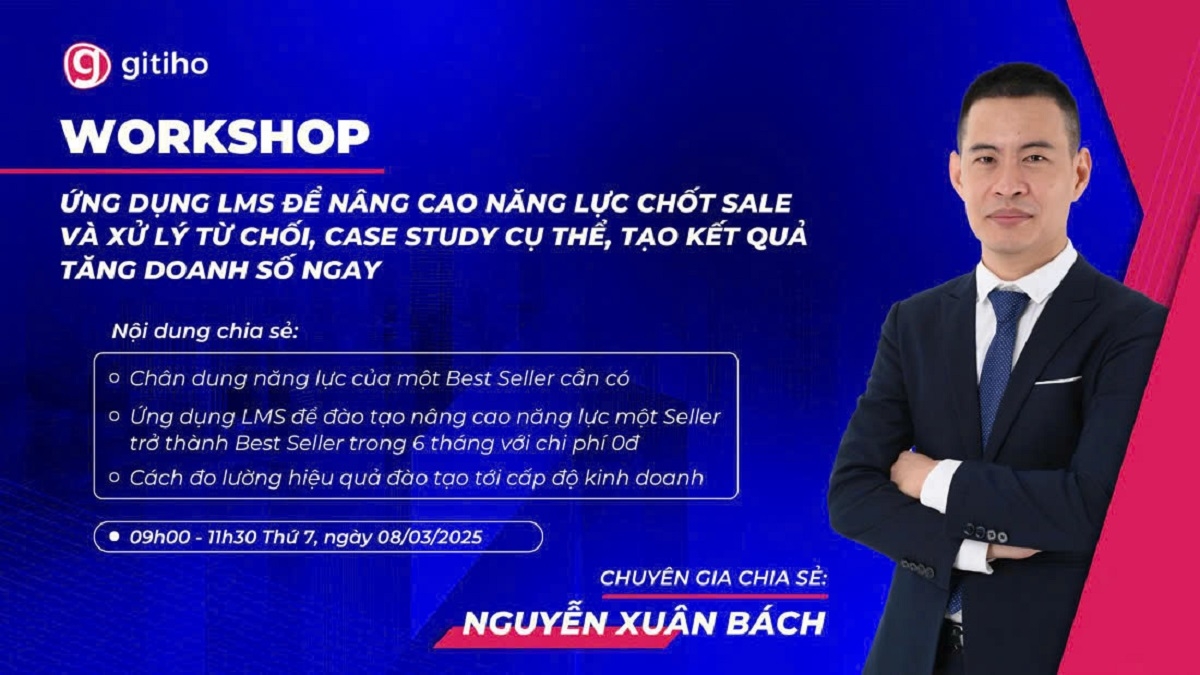Ứng dụng LMS để nâng cao năng lực bán hàng và xử lý từ chối dành cho Sales